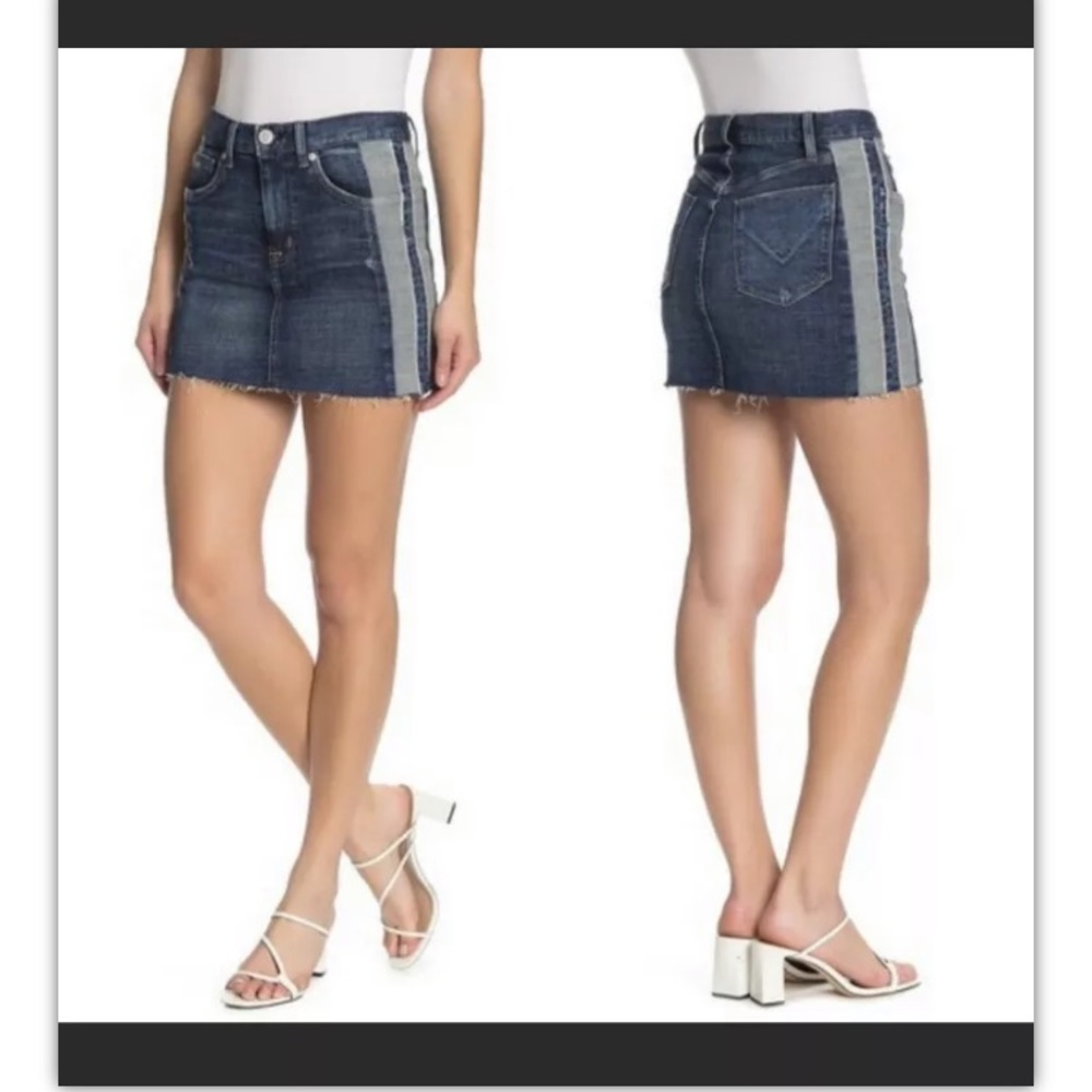 NWOT HUDSON Sz26 THE VIPER STRETCH MINI SKIRT